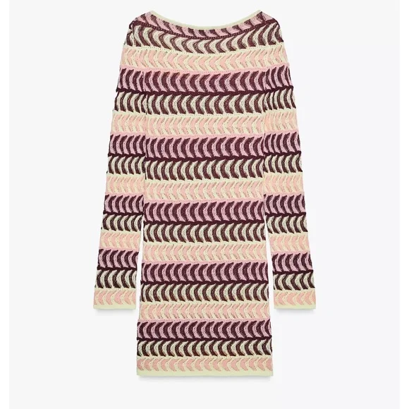 Chic Multicolor Knit Dress - Picture 4 of 4